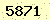 請輸入此驗證碼 : 5871