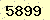 請輸入此驗證碼 : 5899