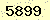 請輸入此驗證碼 : 5899