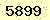 請輸入此驗證碼 : 5899