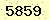 請輸入此驗證碼 : 5859