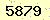 請輸入此驗證碼 : 5879