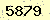 請輸入此驗證碼 : 5879