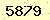 請輸入此驗證碼 : 5879