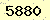 請輸入此驗證碼 : 5880