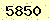 請輸入此驗證碼 : 5850