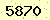 請輸入此驗證碼 : 5870