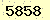 請輸入此驗證碼 : 5858
