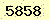 請輸入此驗證碼 : 5858
