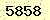 請輸入此驗證碼 : 5858