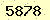 請輸入此驗證碼 : 5878