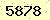 請輸入此驗證碼 : 5878