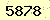 請輸入此驗證碼 : 5878
