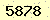 請輸入此驗證碼 : 5878