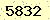 請輸入此驗證碼 : 5832