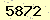 請輸入此驗證碼 : 5872