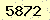 請輸入此驗證碼 : 5872