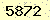 請輸入此驗證碼 : 5872