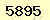 請輸入此驗證碼 : 5895