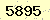 請輸入此驗證碼 : 5895