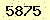 請輸入此驗證碼 : 5875
