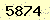 請輸入此驗證碼 : 5874