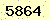 請輸入此驗證碼 : 5864