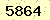 請輸入此驗證碼 : 5864