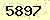 請輸入此驗證碼 : 5897
