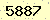 請輸入此驗證碼 : 5887