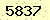 請輸入此驗證碼 : 5837