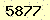 請輸入此驗證碼 : 5877