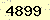 請輸入此驗證碼 : 4899