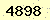 請輸入此驗證碼 : 4898