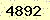 請輸入此驗證碼 : 4892