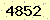 請輸入此驗證碼 : 4852