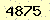 請輸入此驗證碼 : 4875