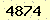 請輸入此驗證碼 : 4874
