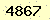 請輸入此驗證碼 : 4867