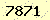 請輸入此驗證碼 : 7871