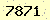 請輸入此驗證碼 : 7871