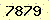請輸入此驗證碼 : 7879