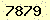 請輸入此驗證碼 : 7879