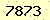 請輸入此驗證碼 : 7873
