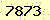 請輸入此驗證碼 : 7873
