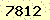 請輸入此驗證碼 : 7812
