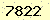 請輸入此驗證碼 : 7822