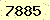 請輸入此驗證碼 : 7885
