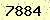 請輸入此驗證碼 : 7884