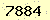 請輸入此驗證碼 : 7884